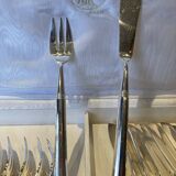 Silver-plated fish cutlery