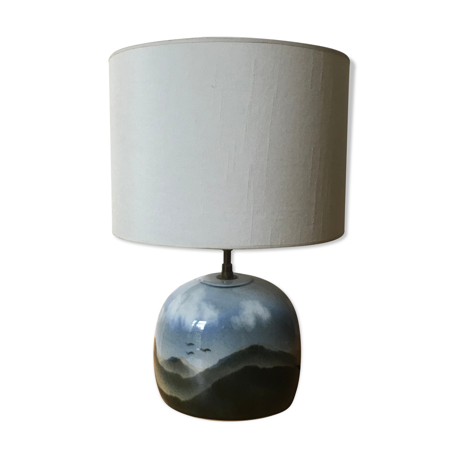 Lampe en céramique de Yves Mohy pour Virebent