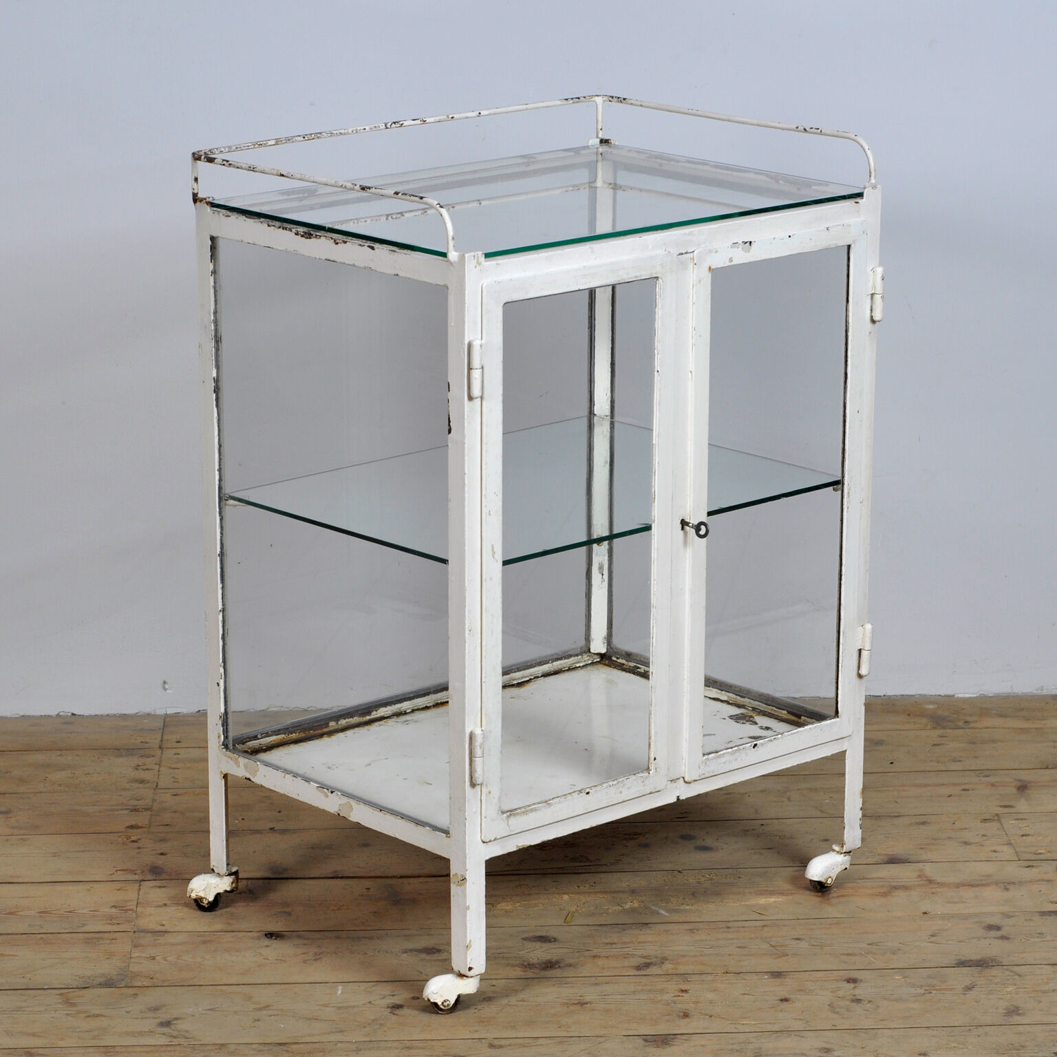 Vintage Iron Medical Trolley, 1930s