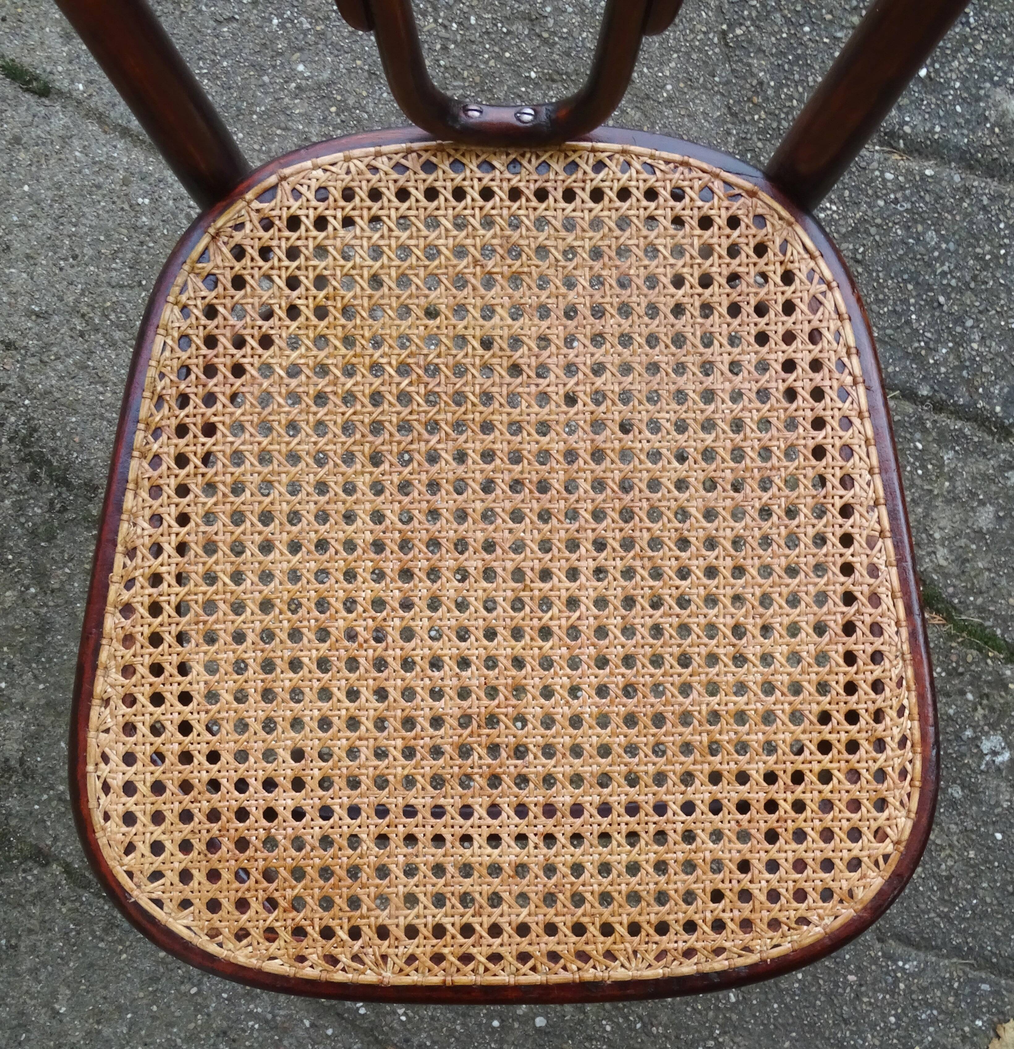 Set de 4 chaises Thonet N°623, vers 1915 état d'origine, 1915