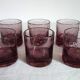 6 bubble-blown glasses Verrerie du Marais Riom