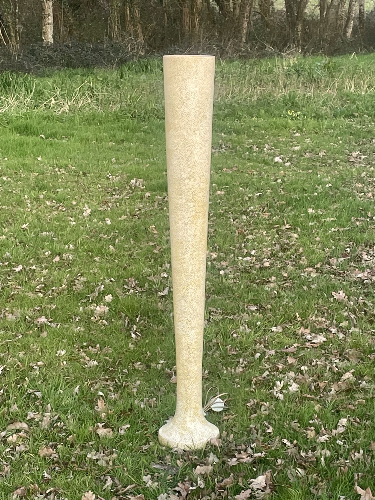 Atmosphere lamp, Italian design exhibition model, fiberglass circa 1970 - 121 cm