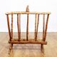Brutalist wooden magazine rack 1950