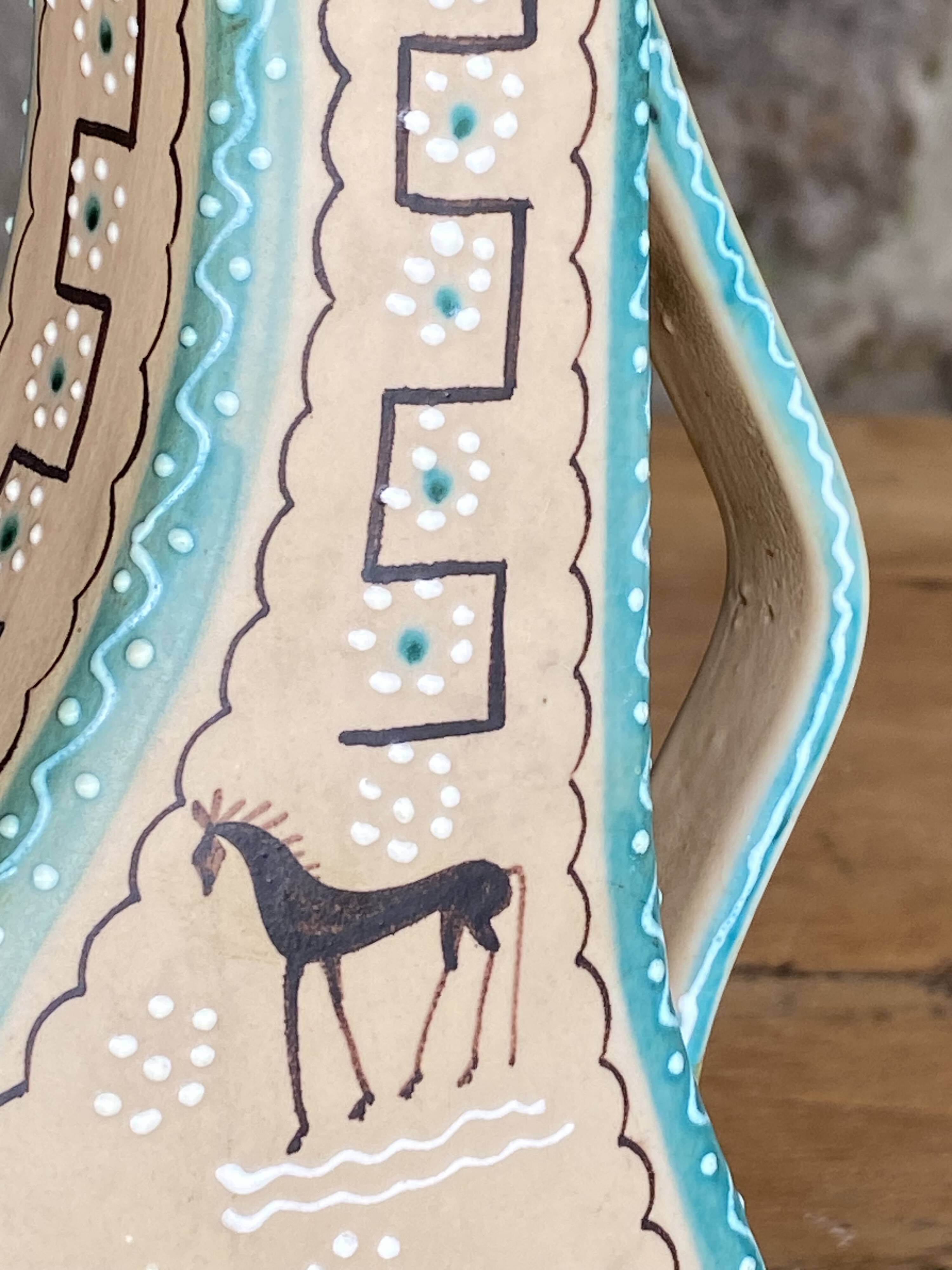 Italian vintage vase Deruta