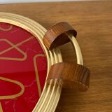 Small graphic trays from the 1950s.