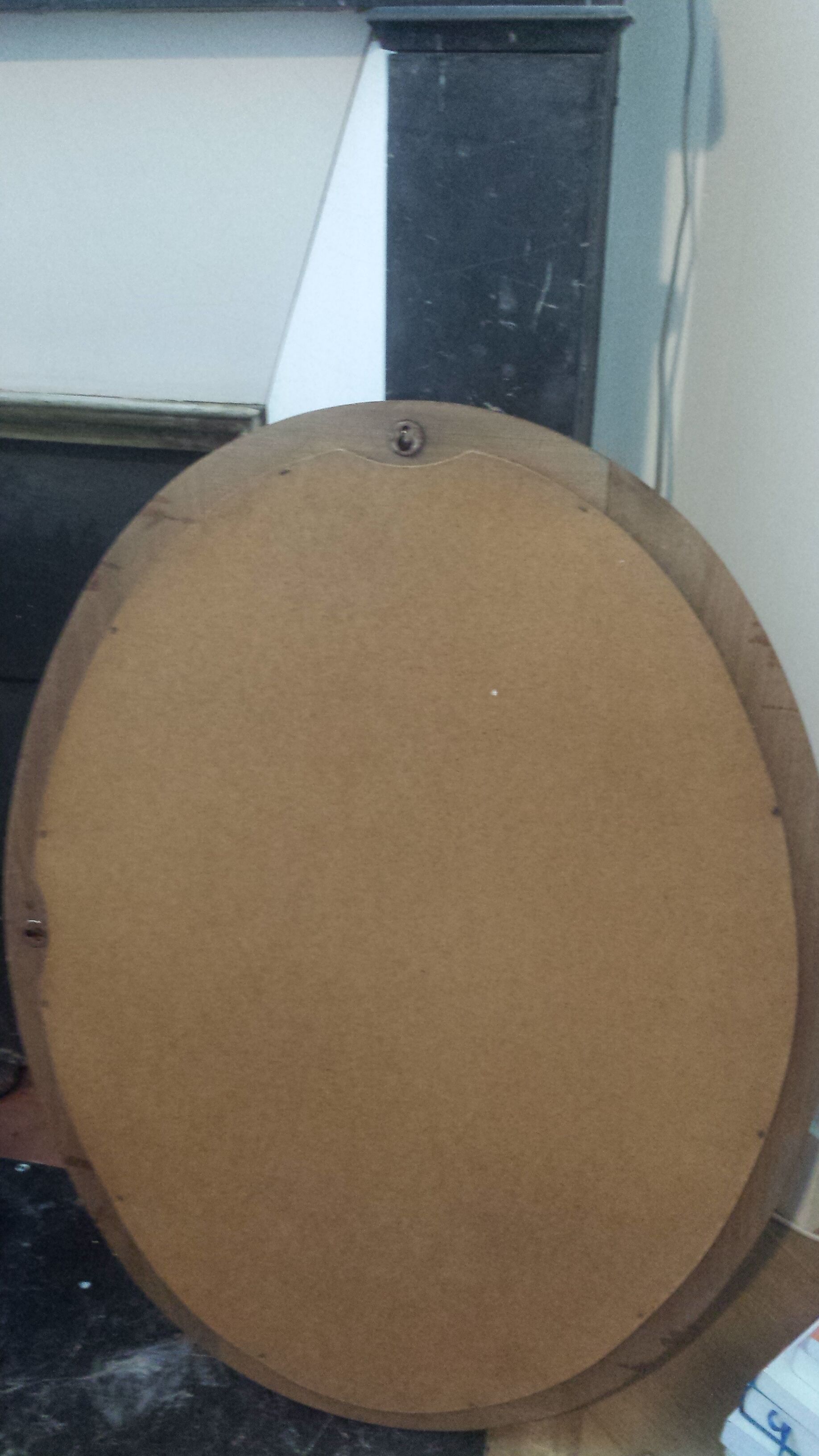 Miroir en bois massif vintage 52 x 68 cm