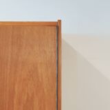 light wooden vintage wardrobe 60s