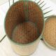 Panier ovale vintage avec couvercle