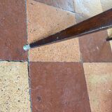 Green faux fur chair