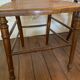 Antique canned chair 19th style Napoleon III in turned and carved wood