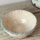 Raku ceramic salad bowl