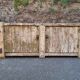 Established ancient French console table / kitchen island / shop counter, early 1900s.