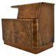 Art Deco cabinet from 1940 made of walnut for UP Závody, Czechoslovakia.