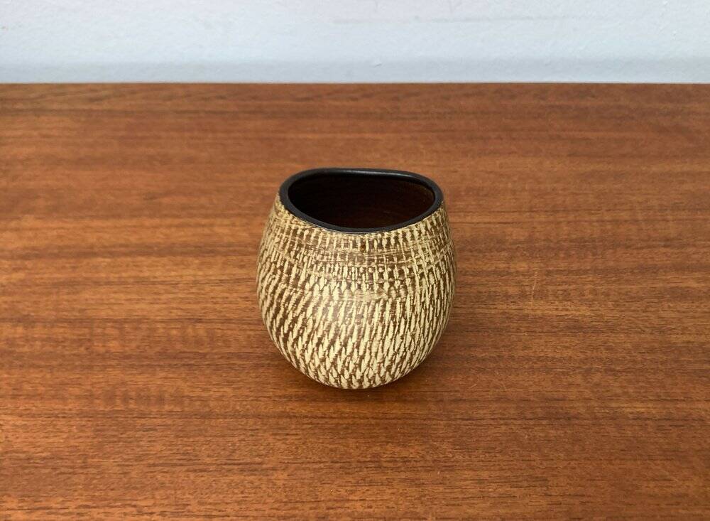 Vase en poterie allemande de l'Ouest par Rudolf Christmann pour Dümler & Breiden, années 1960