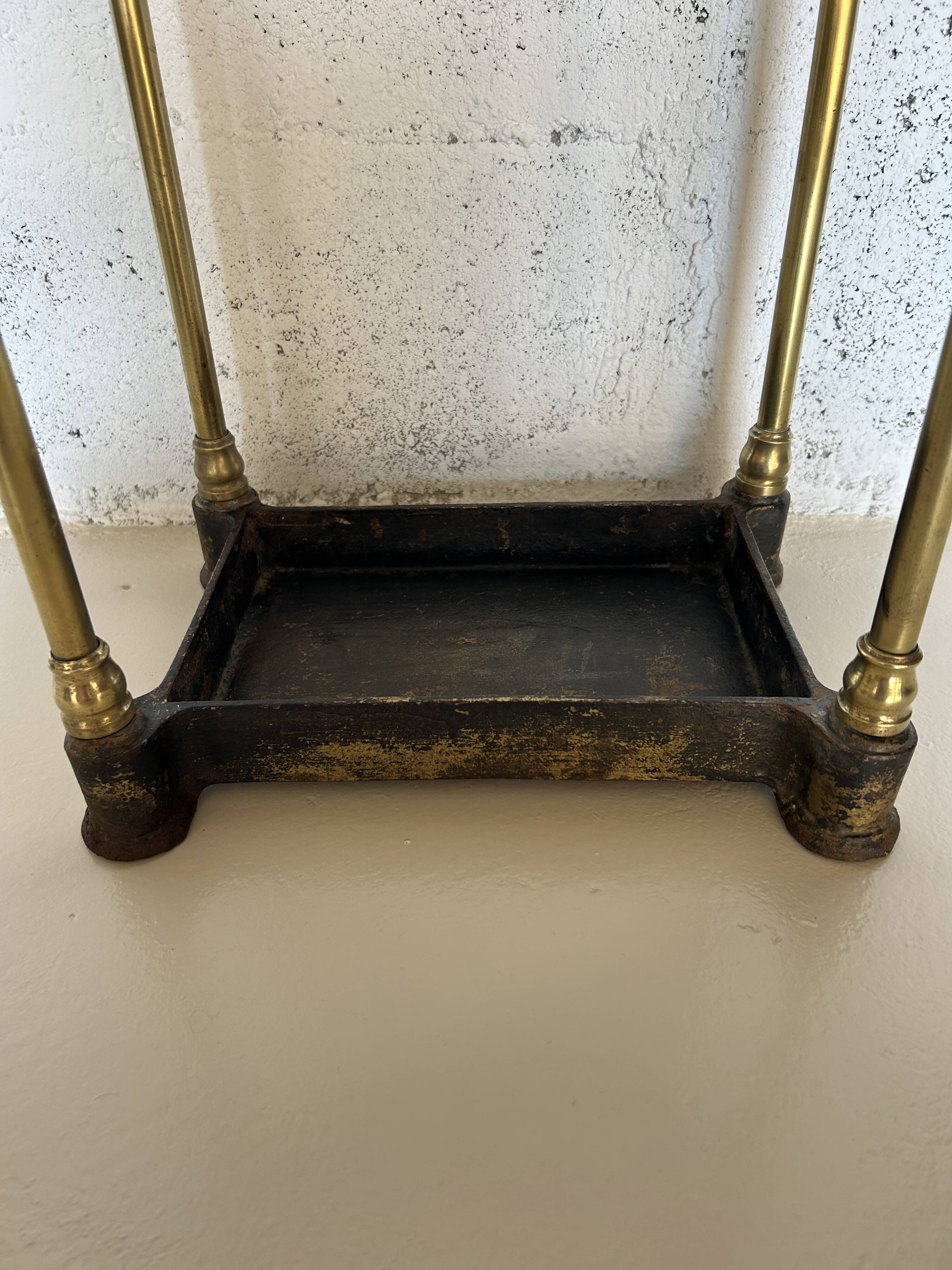 Brass umbrella stand