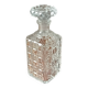 Vintage Clear Crystal Square Whiskey Decanter