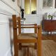 Armchair in elm and straw Maison Regain