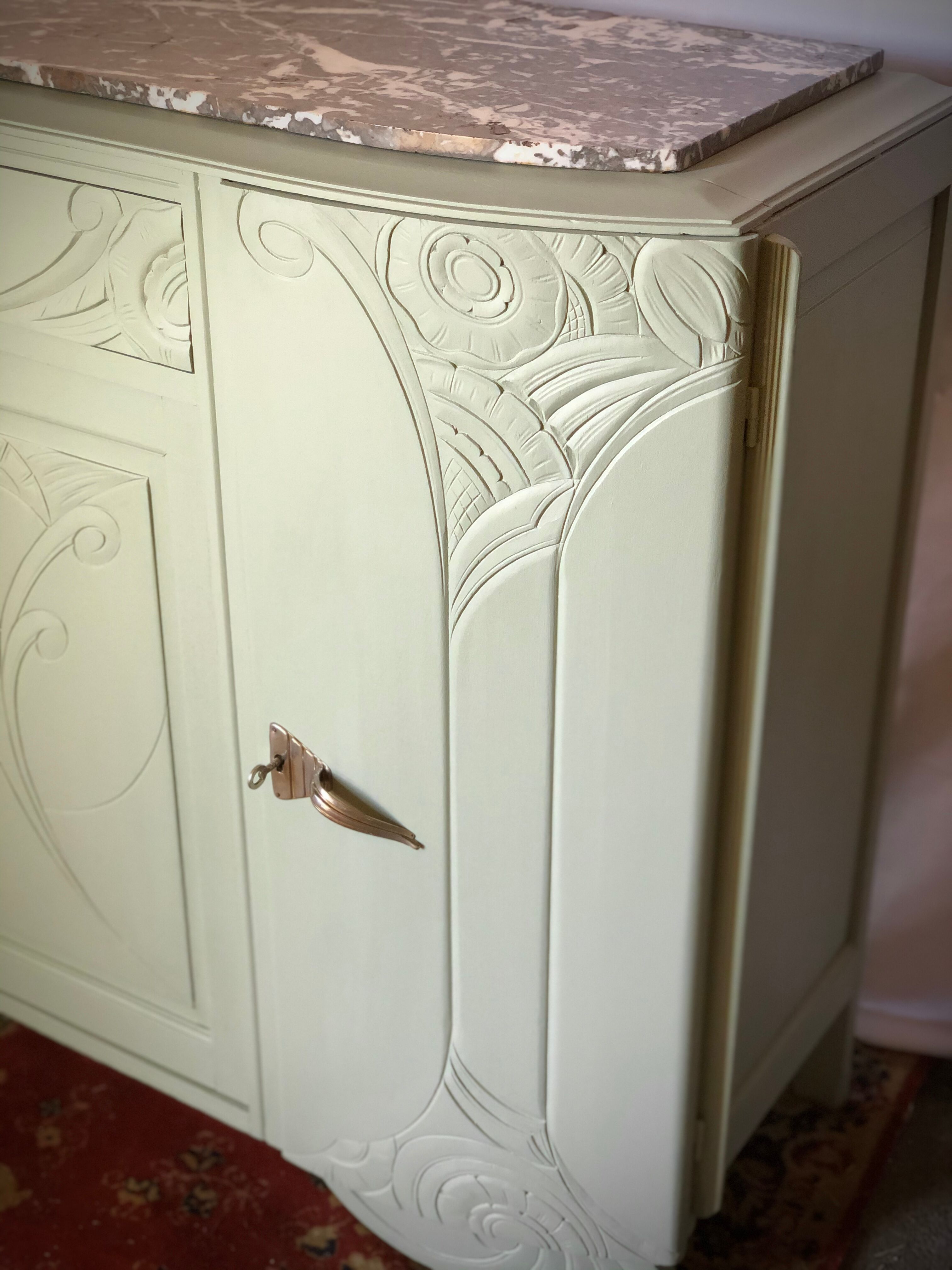 Almond Art Deco Buffet