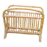 Wicker newspaper rack / magazine rack