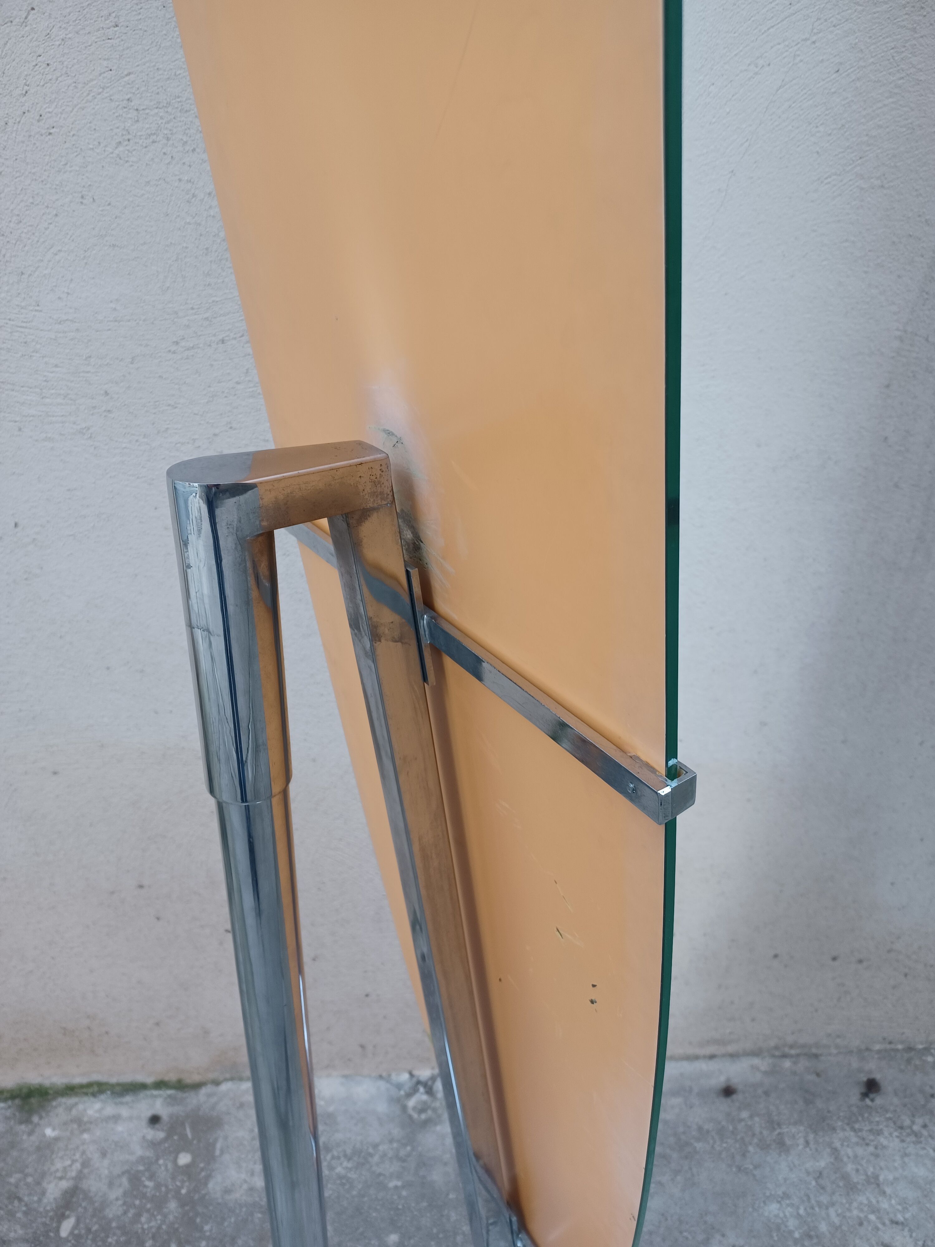 Large free-standing mirror, 1970 45x178cm