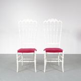 Paire de chaises Chiavari, fabriquéeenne en Italie 1960