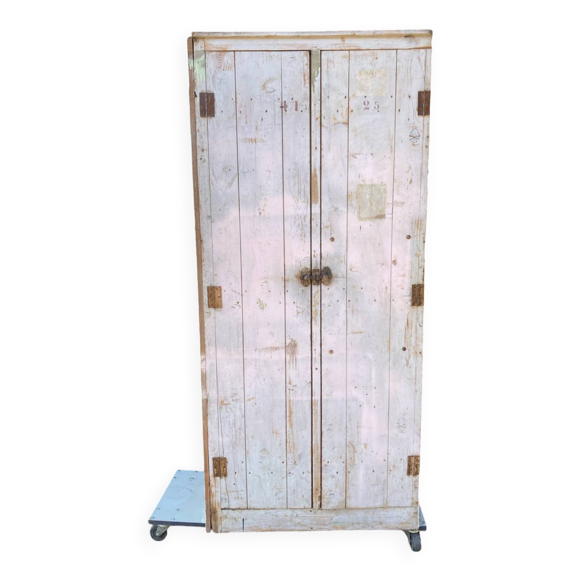 Wooden workshop cabinet