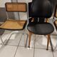 Suite of 4 mismatched chairs vintage model Marcel Breuer,Adrien,Baumann