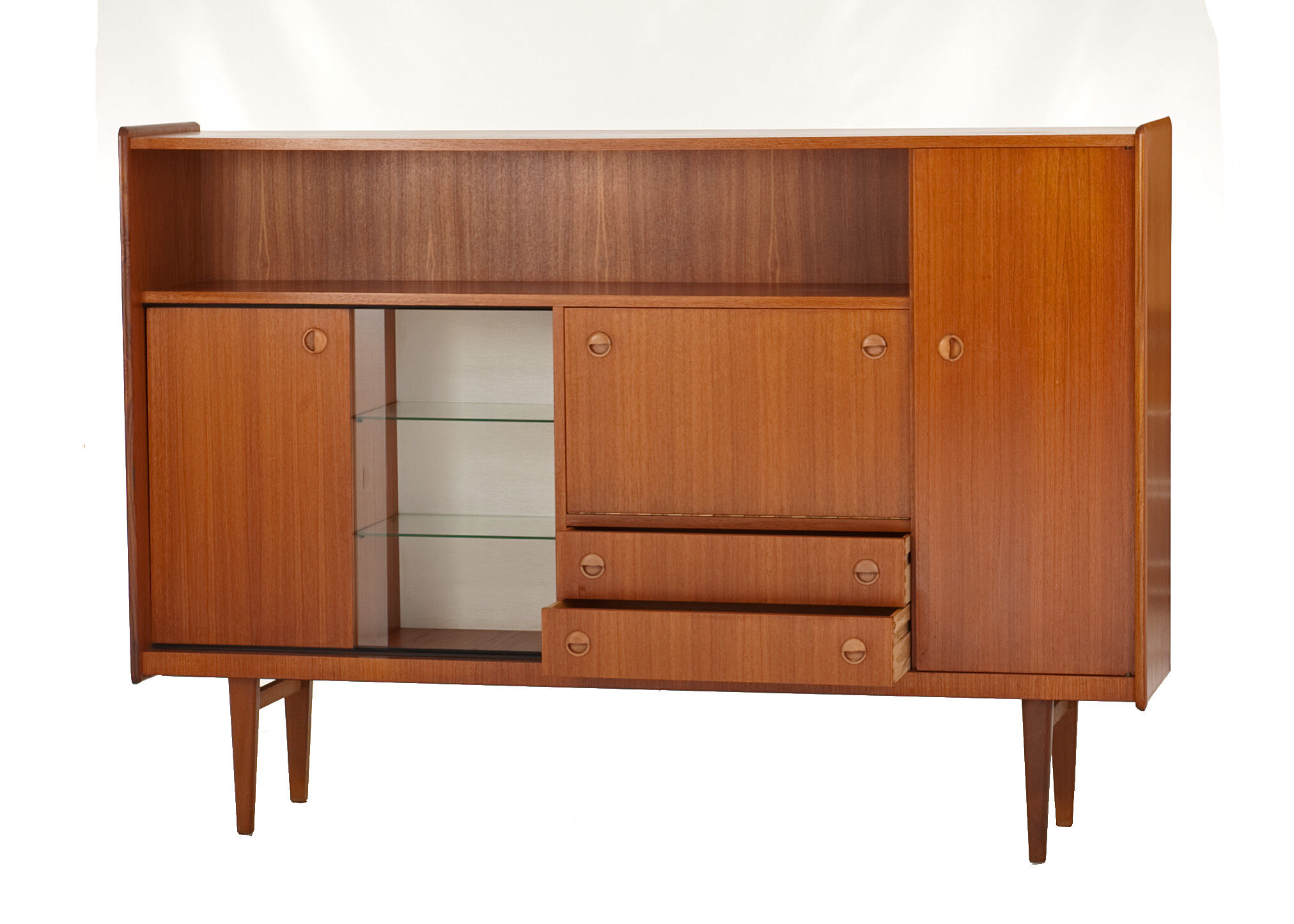 Scandinavian teak buffet LB year 60
