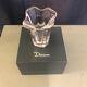 Crystal vase signed daum france