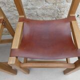 Pair of leather chairs from Regain