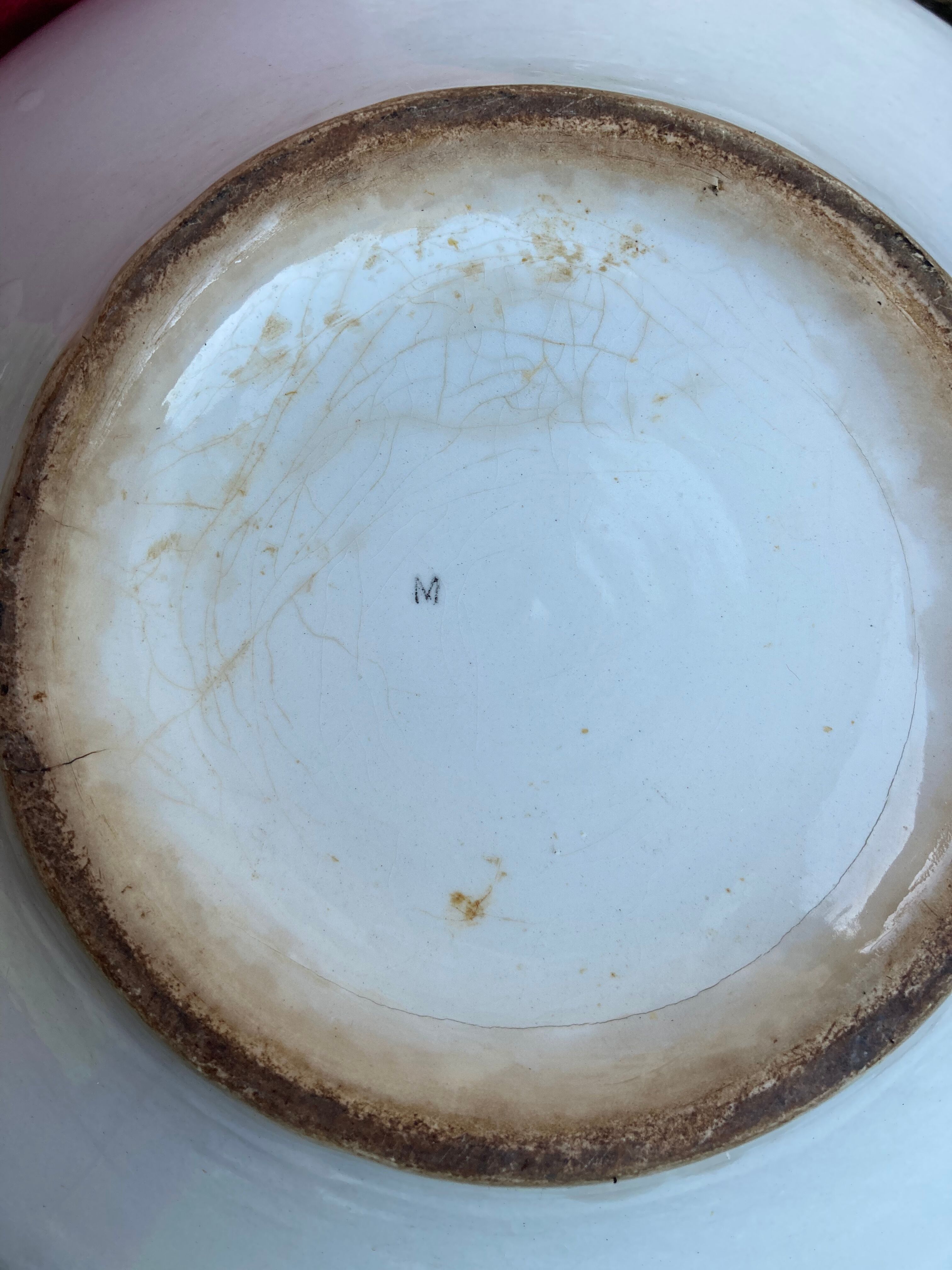 Earthenware tureen nineteenth old white