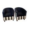 Pair of French Art Deco armchairs