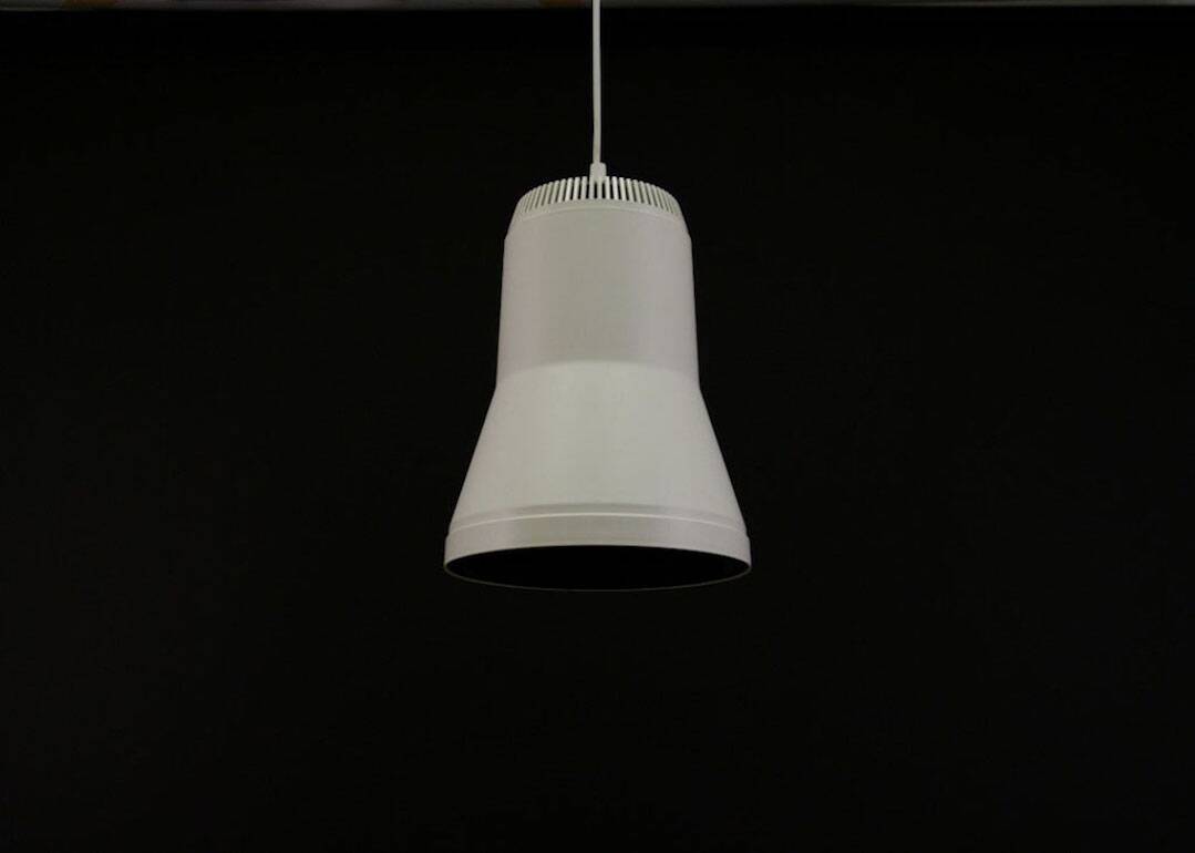 Ecru chandelier, Danish design, 1970s, prodction: Denmark