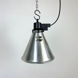 Small Industrial French Aluminium Pendant Lamp, 1960s