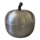 Vintage brushed aluminium ice bucket "Apple" (Made in Italy)