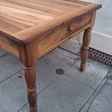 Walnut farmhouse table