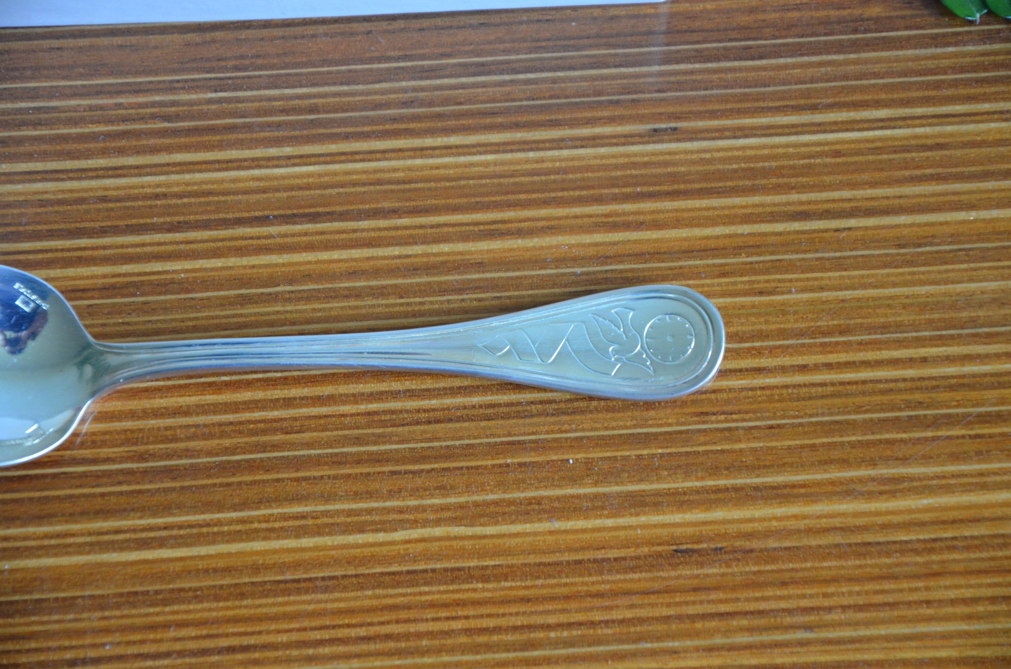 Christofle birth spoon