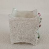 Planter in granite earthenware and slurry