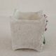 Planter in granite earthenware and slurry