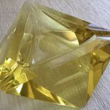 Diamond-shaped faceted ashtray