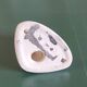 Wall-mounted coat hook in porcelain - mid 20th century