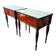 Paire de tables de chevet, Italie 1950-60