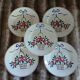 5 antique Longchamp dinner plates