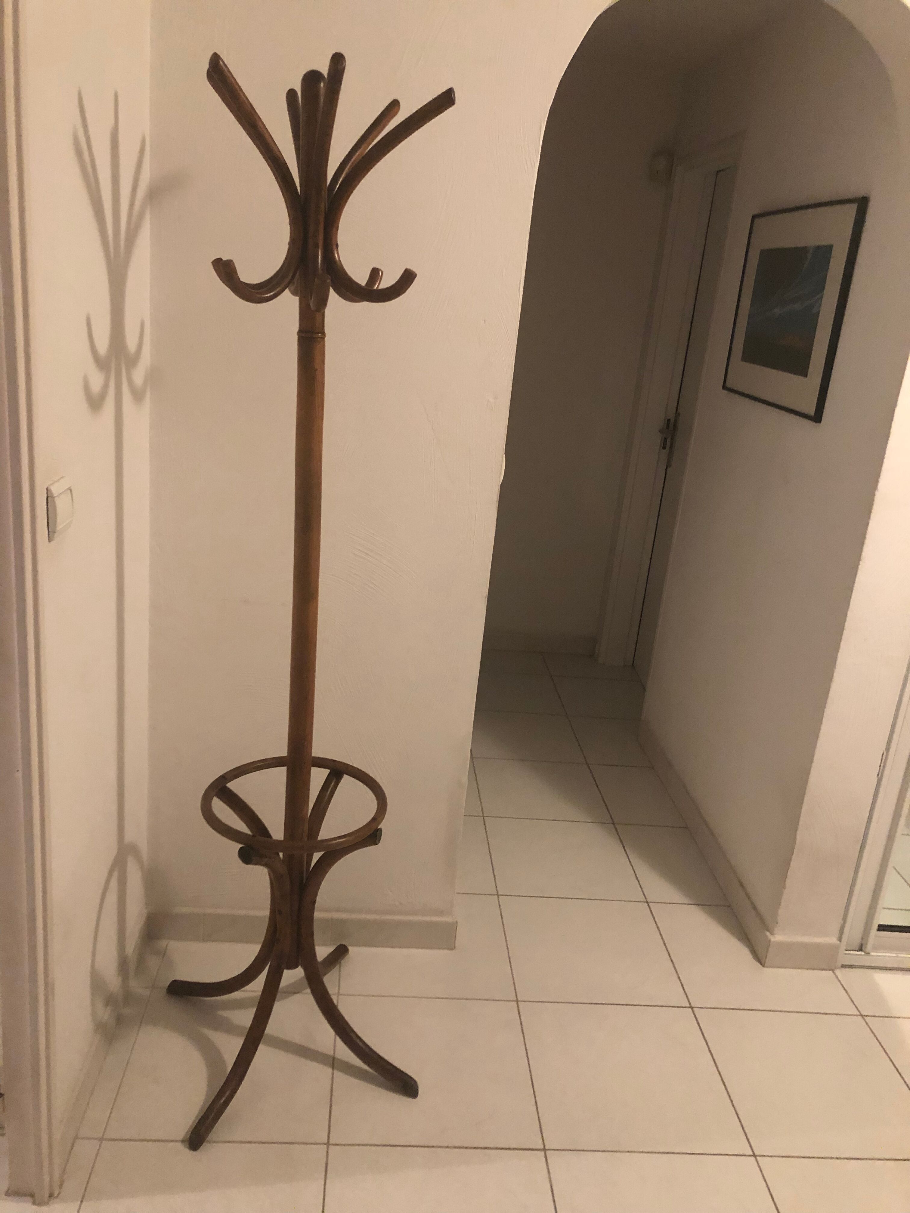 Vintage parrot coat rack