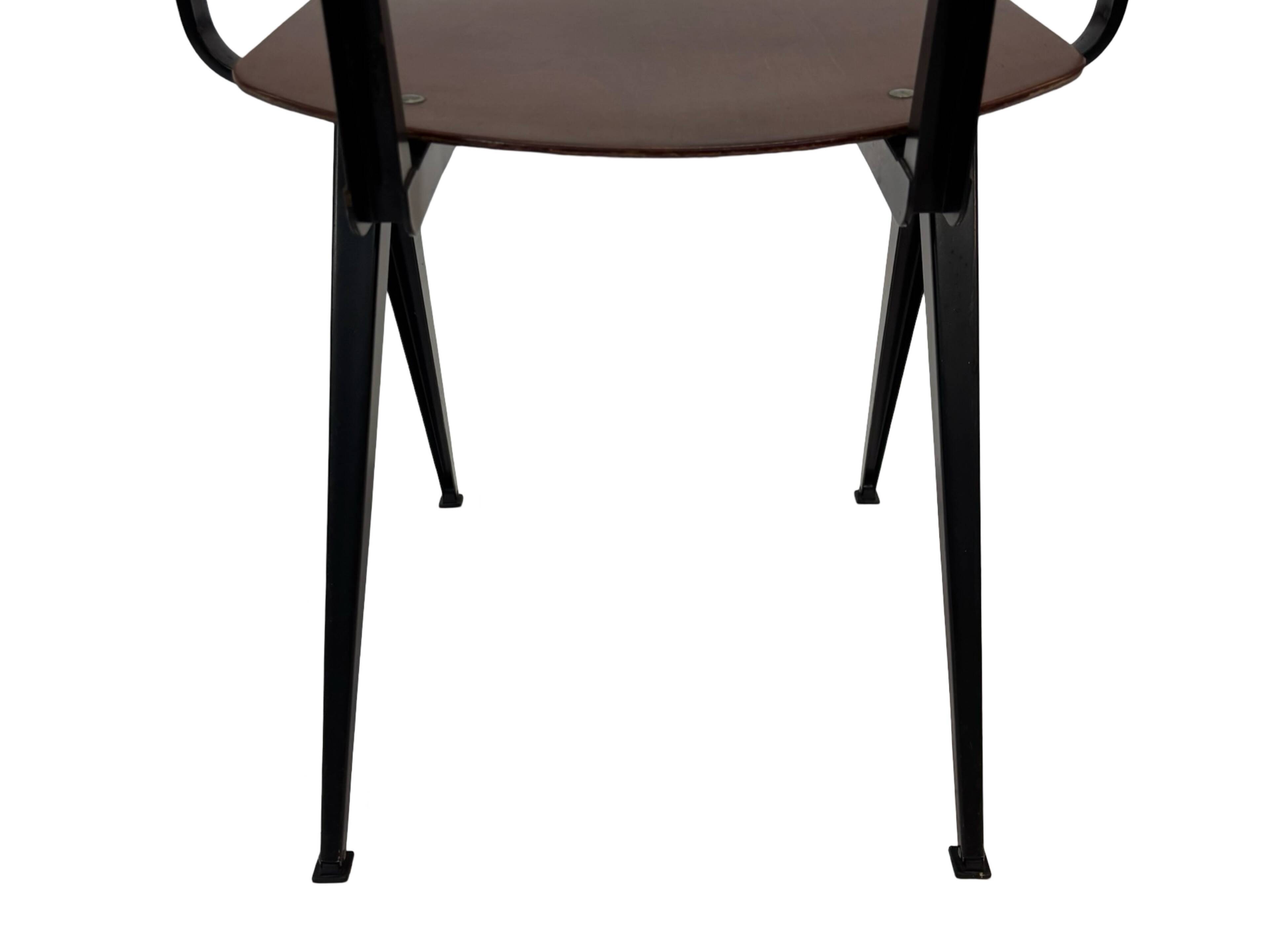 Vintage Galvanitas S16 chair with armrests, 1960 Netherlands Design
