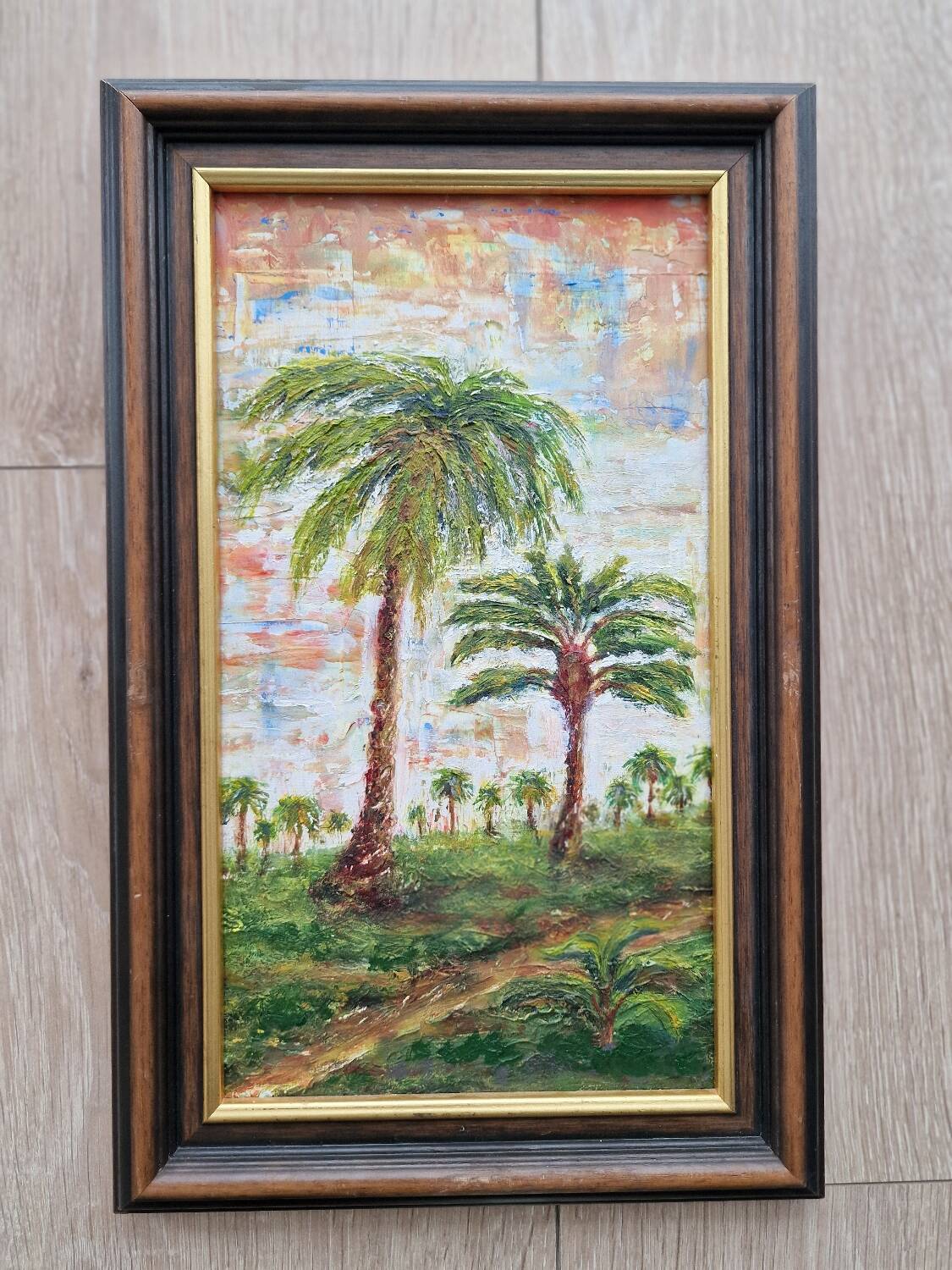Exotic painting in colonial style