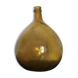 Amber color demijohn 10l