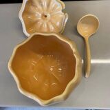 Pumpkin tureen with ladle
