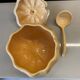 Pumpkin tureen with ladle