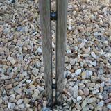 Vintage rectangular coffee table 1970 round tube
